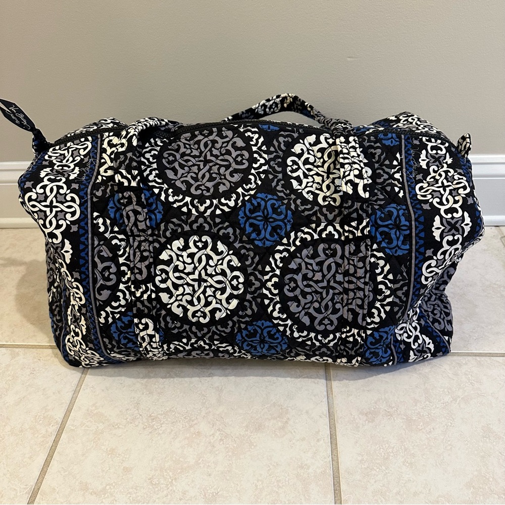Vera Bradley Canterberry Cobalt Large Duffel